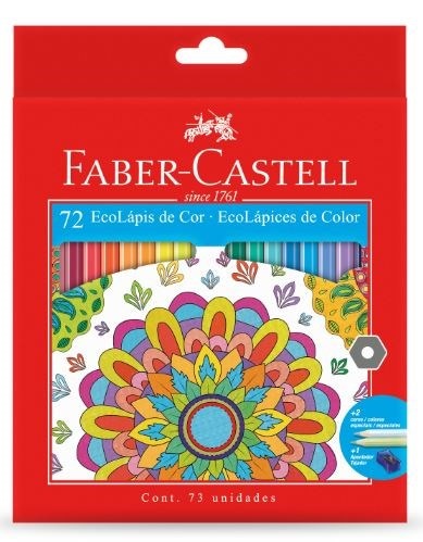 Lapices de colores Faber-castell ecolapiz x 72 largos