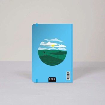 Cuaderno cosido Fera tb 14 x 20 punteado bookcel 80 g patagonia