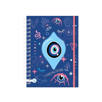Cuaderno Reysa espiral 15 x 21 80 hs tapa dura universo