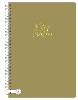 Cuaderno Reysa big rayado espiral 20 x 28 80 hojas t/semi-flex premium soft touch