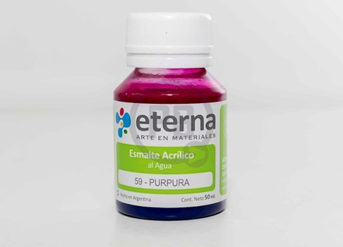 Esmalte acrílico al agua Eterna 50 ml 059-purpura