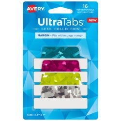 Ultratabs Avery luxe 6,4 x 2,54 x16 unidades (74147)
