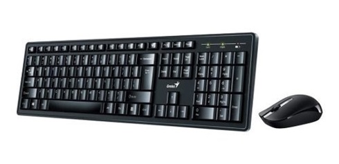 Combo Genius inalambrico teclado y mouse smart km-8200negro