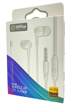 Auricular in ear Office off-aur006 blanco