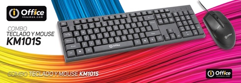 Combo Office teclado + mouse usb off-km101s