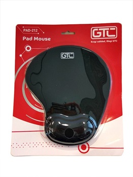 Mousepad GTC ergonomico con apoyamuñeca pad-212