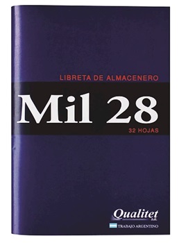 Libreta almacenero Mil28 32 hojas