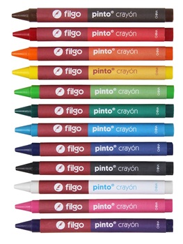 Crayones Filgo pinto x 12 cortos