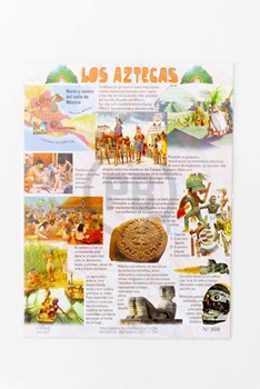Laminas escolar Maucci x 5 Nº 868-los aztecas