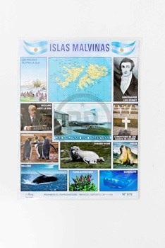 Laminas escolar Maucci x 5 n=904- Islas Malvinas