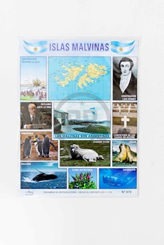 Laminas escolar Maucci x 5 Nº 979-islas malvinas
