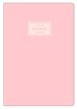 Libreta Decorline 14 x 21 encuadernado rayado rosa Pastel ART2332