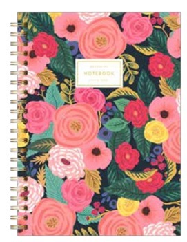 Cuaderno Decorline 18 x 25 espiral flower / etiqueta bullet ART1831b