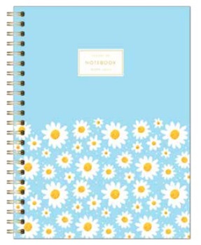 Cuaderno 29,7 Decorline tapa semirígida 80 hojas rayado celeste Pastel ART1448
