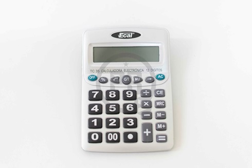 Calculadora Ecal tc35 12 digitos + 1 pila