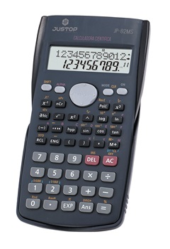 Calculadora Justop 12 digitos dual 16 x 8,5 jp-82ms cientifica