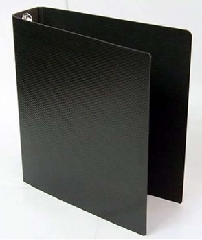 Carpeta fibra negra Ezco 3 x 40 mm
