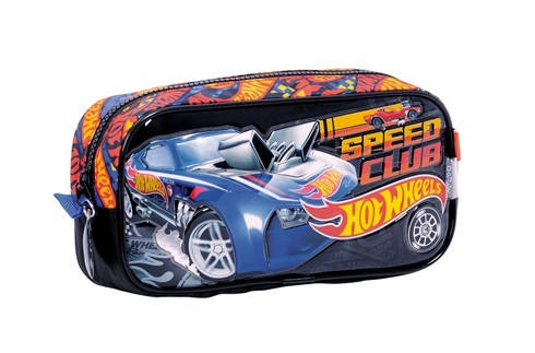 Cartuchera Hot Wheels speed club unidades cierre ART11613