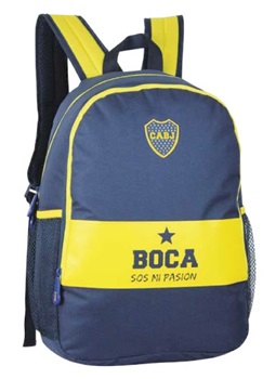 Mochila Boca ARTbj55 espalda 17,5'' escudo bordado