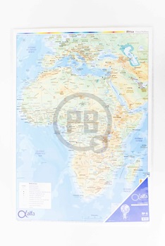 Mapa Alfa Nº 6 Africa físico político