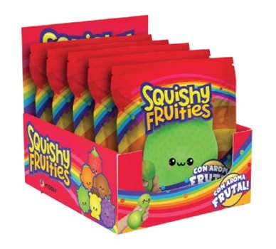 Muñecos squishy frutas c/aromas