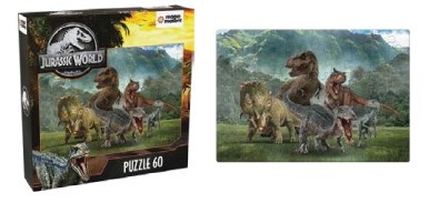 Puzzle 60 fichas Jurassic World