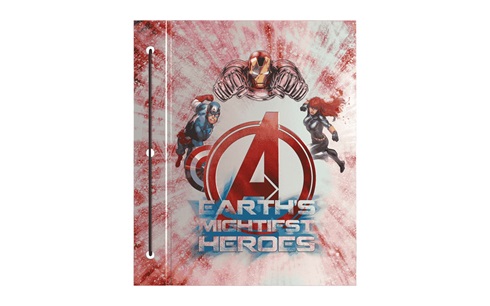 Carpeta Nº 3 cartoné Avengers clasica