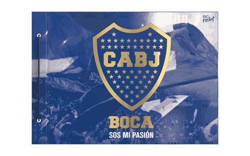 Carpeta Nº 5 cartoné Boca Juniors