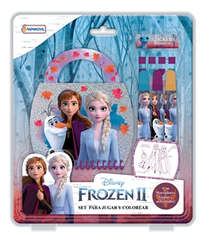 Set para jugar y colorear Frozen 2