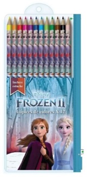Set de lapices de colores x12 Frozen