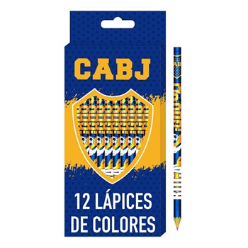 Lapices de colores x 12 largos Boca Juniors bo464