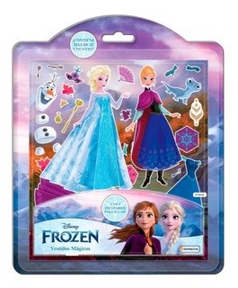 Set de stickers vestidos magicos Frozen ii
