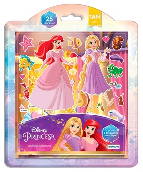 Set de stickers vestidos magicos princesas