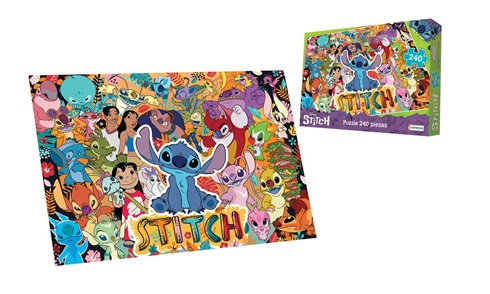 Puzzle 240 piezas 48 x 33 Disney stitch