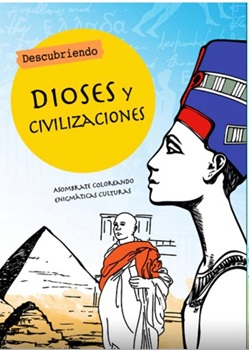 Libro para colorear descubriendo dioses y civilizaciones