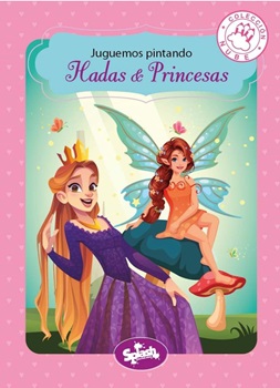 Libro para colorear nube 18 pag hadas y princesas