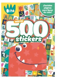 Libro 500 stickers Dino ART 5826