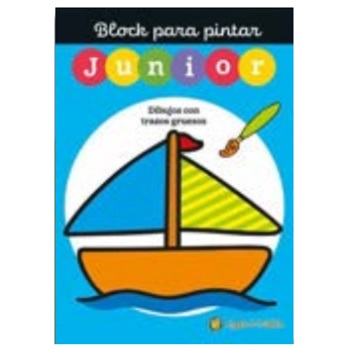 Libro para pintar block junior barco