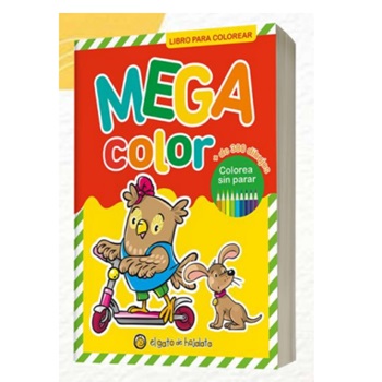 Libro para colorear mega color 1
