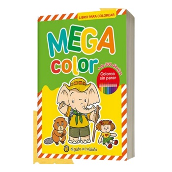 Libro para colorear mega color 2