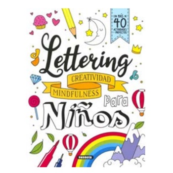 Libro para colorear lettering para niños