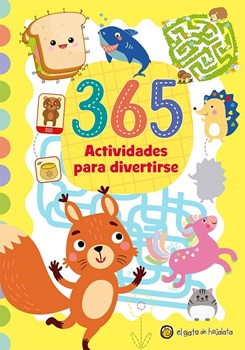 Libro de actividades 365 dibujos y actividades tapa flexible 288 paginas