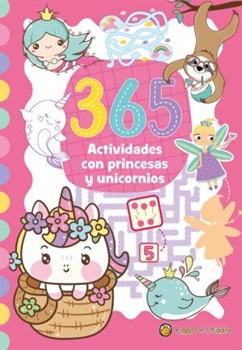 Libro de 365 actividades con princesas y unicornios