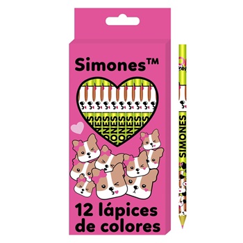 Lapices de colores x 12 largos Simones si788