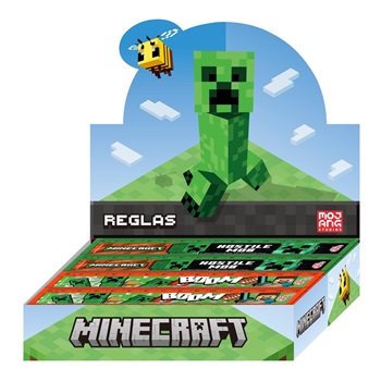 Regla x 15 cm Minecraft mi418