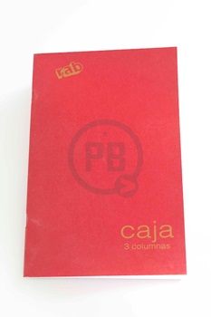 Cuaderno contable Rab caja 3 colum tapa flex 1726/c3