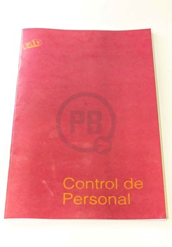 Libro Rab control personal tapa flex 48 hs 2308/p