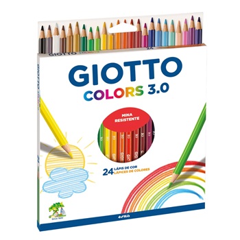 Lapices de colores Giotto 3,0 mm x24 largos