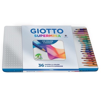 Lapices de colores Giotto supermina 3,8 mm x 36 lata