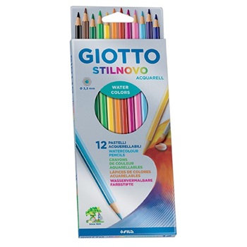 Lapices de colores Giotto stilnovo acuarelable x12 largos